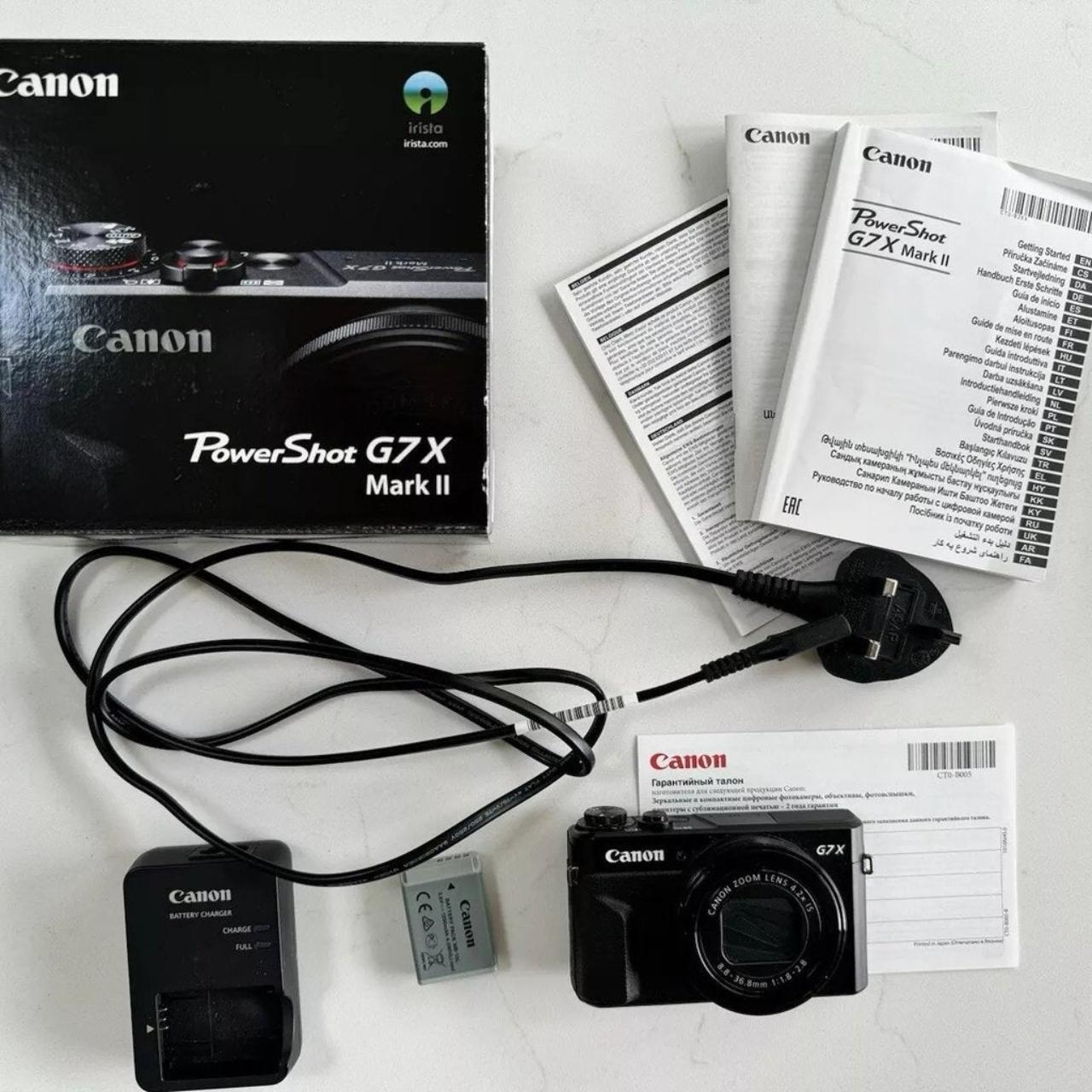 Canon G7X Mark II PowerShot Camera