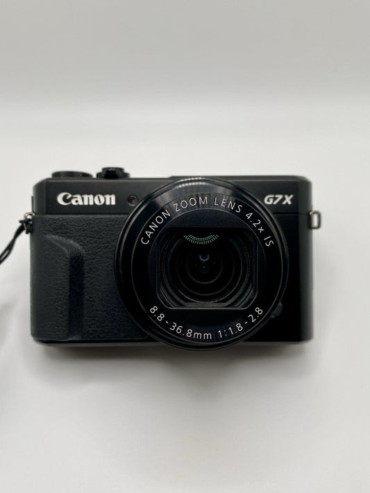 Canon PowerShot G7X Mark II Digital Camera – Bundle with Travel & Protective Cases