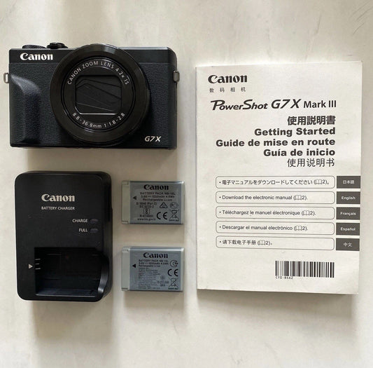 Canon PowerShot G7X Mark III Digital Camera